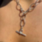 SILVER ISLAND T-BAR NECKLACE