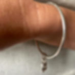 Silver Luxe Equestrian Stirrup & Personalised Nugget Bangle