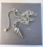 Silver Cone-Shell Mini Oxford Chain Necklace