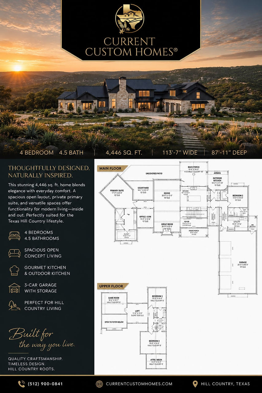 Round Mountain Custom Home Builder Current Custom Homes