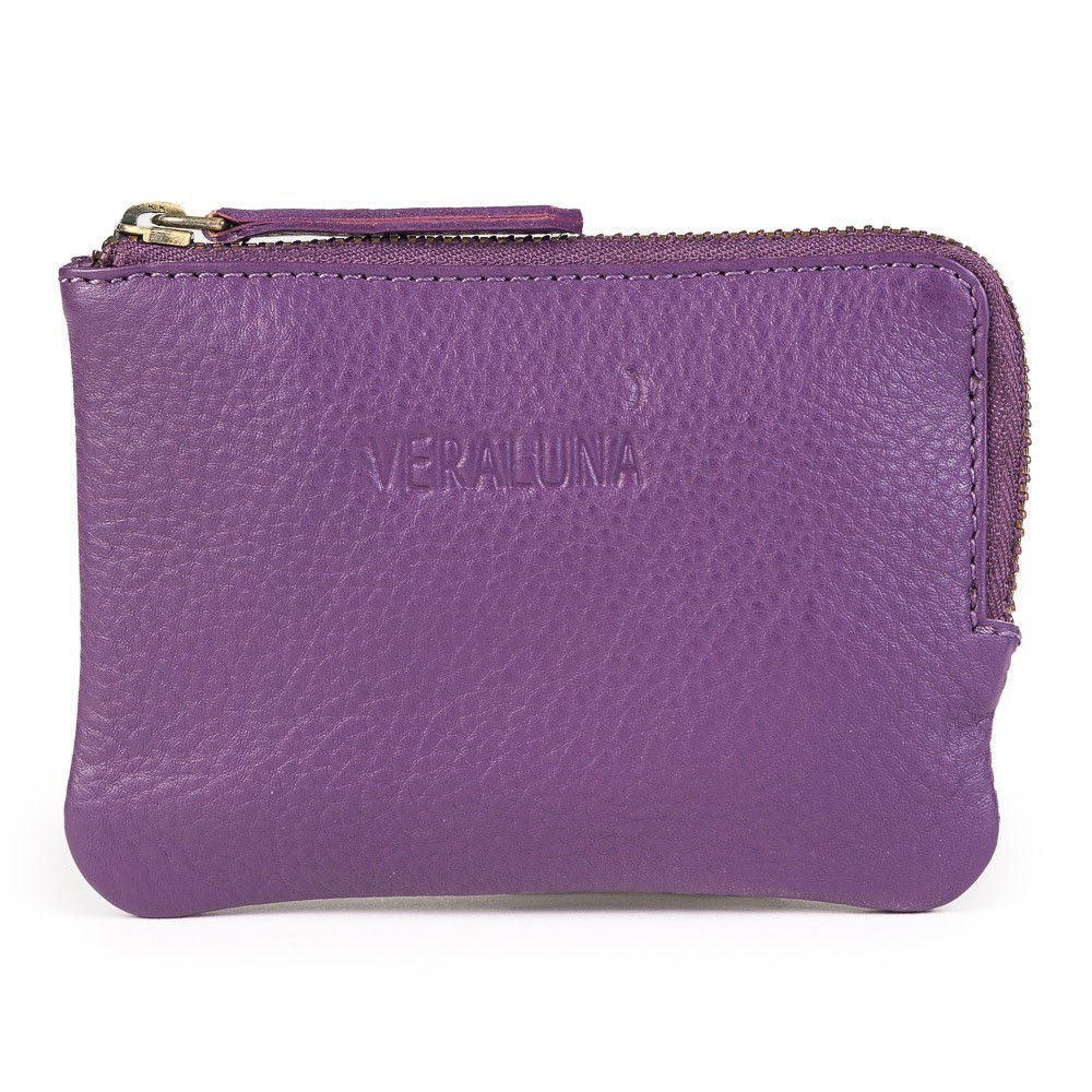 MONEDERO MAKEMAKE PIEL MORADO