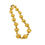 Thumbnail: Golden Swirl Murano Glass Beads Necklace