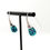 Thumbnail: Murano Glass Necklace & Earring Set – Blue and Teal Glass with Silver
