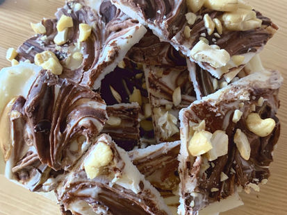 PB & Chocolate Protein Bark