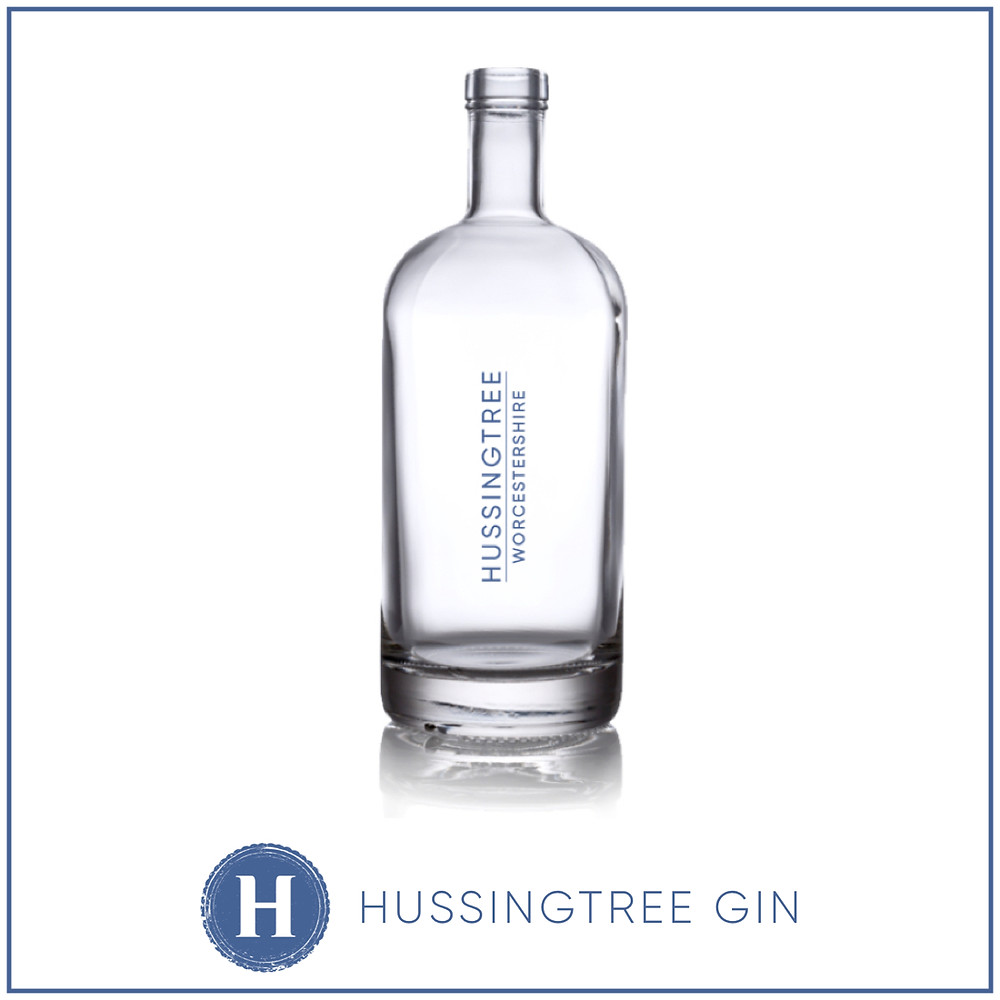 Hussingtree Gin Worcestershire Distilled Gin Bottle