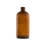 Thumbnail: 16 OZ AMBER FROSTED GLASS BOSTON ROUND BOTTLE 28-400