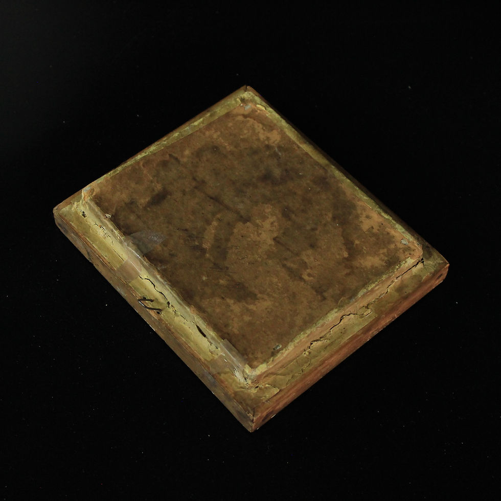 Thumbnail: Framed Reliquary Holy Relic Saint Liliosi Martyr 19th Century