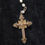 Thumbnail: Early 20th Century Sevillian Spanish Rosary Mother-of-pearl Beads Gold-Plated