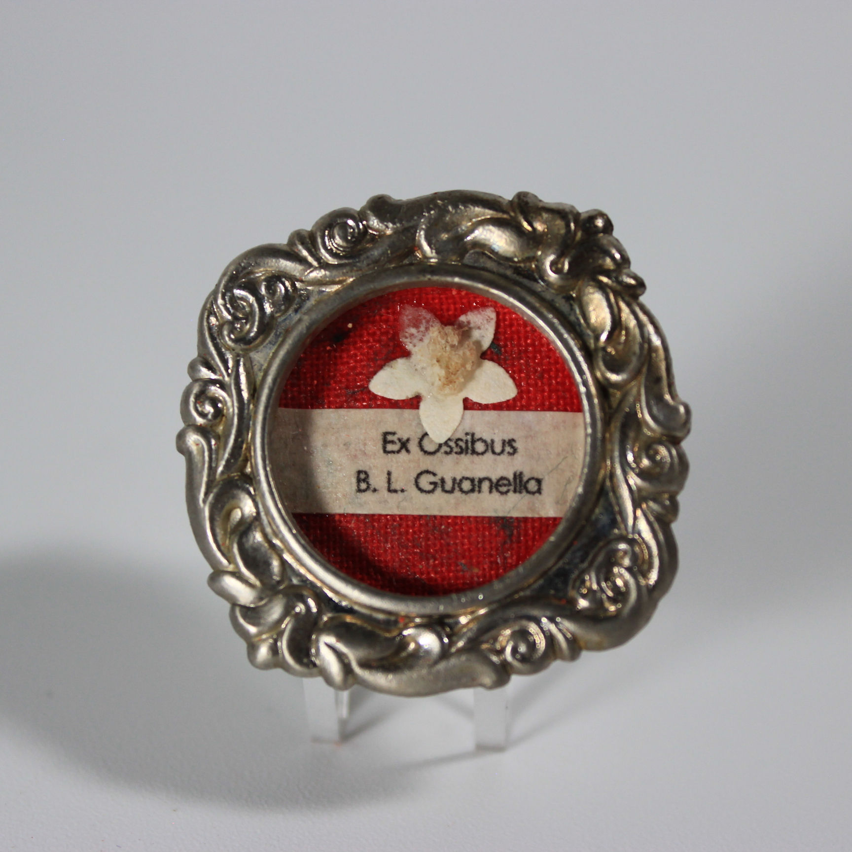 Reliquary First Class Relic St Luigi Guanella + Wax Seal