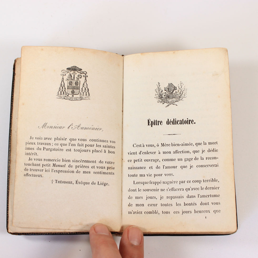 Thumbnail: Manuel Complet De piété Chrétienne. French Theology Book 1862 Belgium