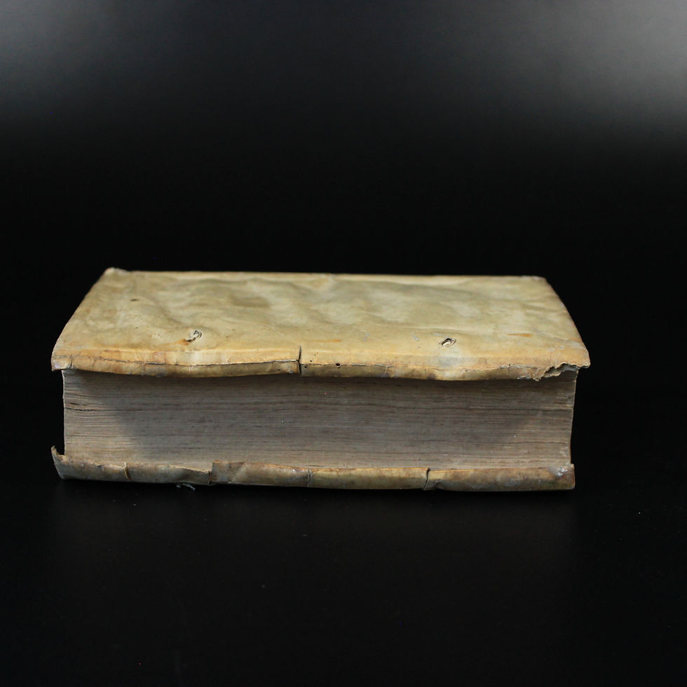 Thumbnail: Antique Velum Book Law Treaty Iurispatronatus tractatus 16th C. 1573 Lyon France