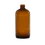 Thumbnail: 32 OZ AMBER FROSTED GLASS BOSTON ROUND BOTTLE 28-400