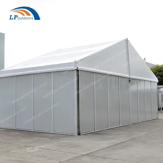 Thumbnail: 10X15m Outdoor Sandwich Wall Temporary Warehouse Tent for Sale
