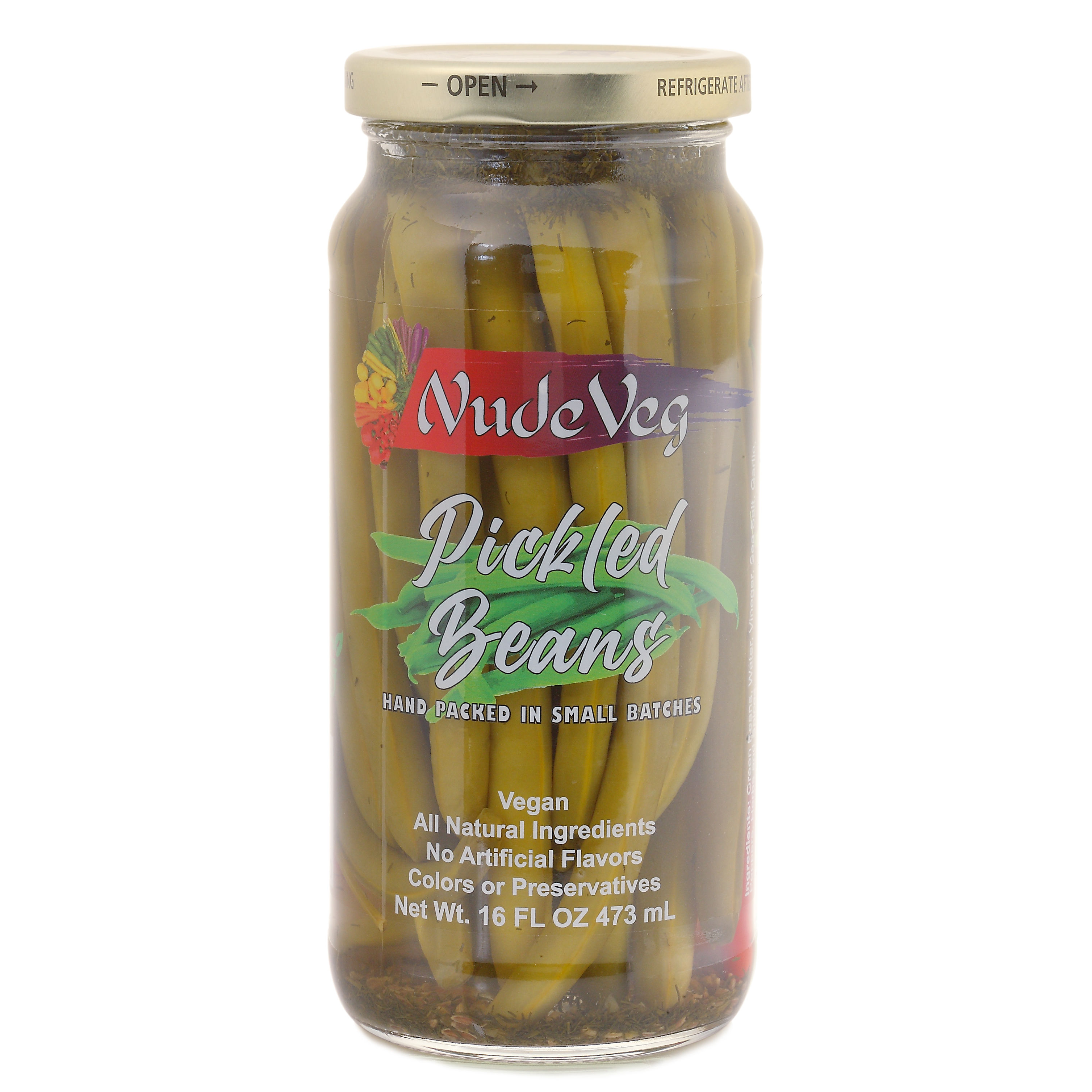 Pickled Beans 6 jars x16 FL OZ 473ml