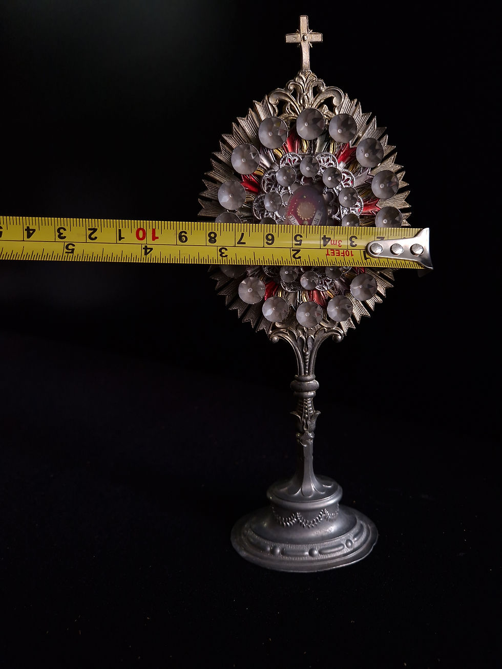 Thumbnail: 19th Century Reliquary Monstrance Relics of St Teresa of Avila & St Conradi