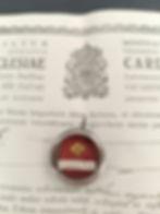 Thumbnail: Silver Reliquary Important Relic St. Calixtus + Document COA
