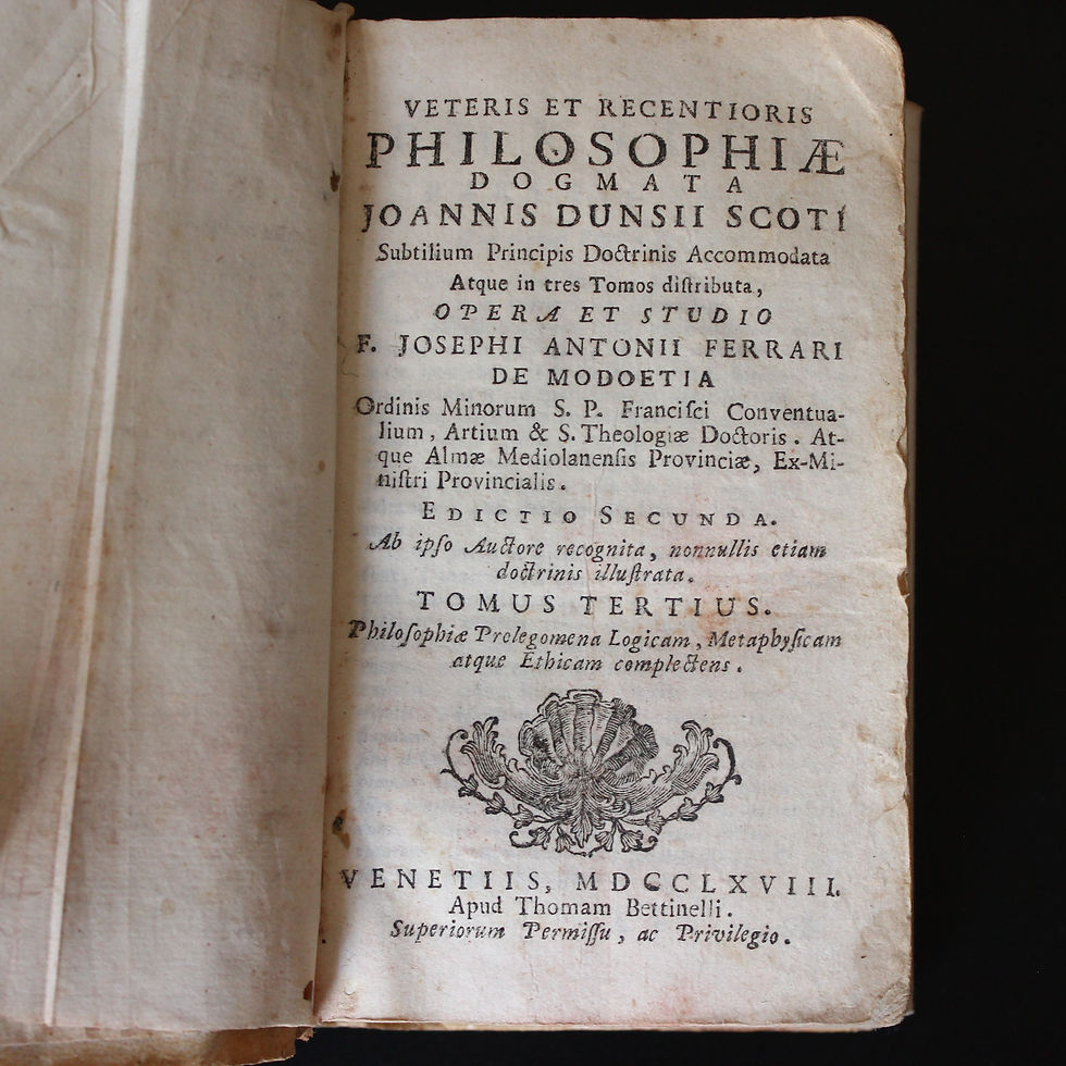 Thumbnail: Full 3 Vol. Science, Geocentric Astrology, Philosophy Books, Vellum, Venice 1768