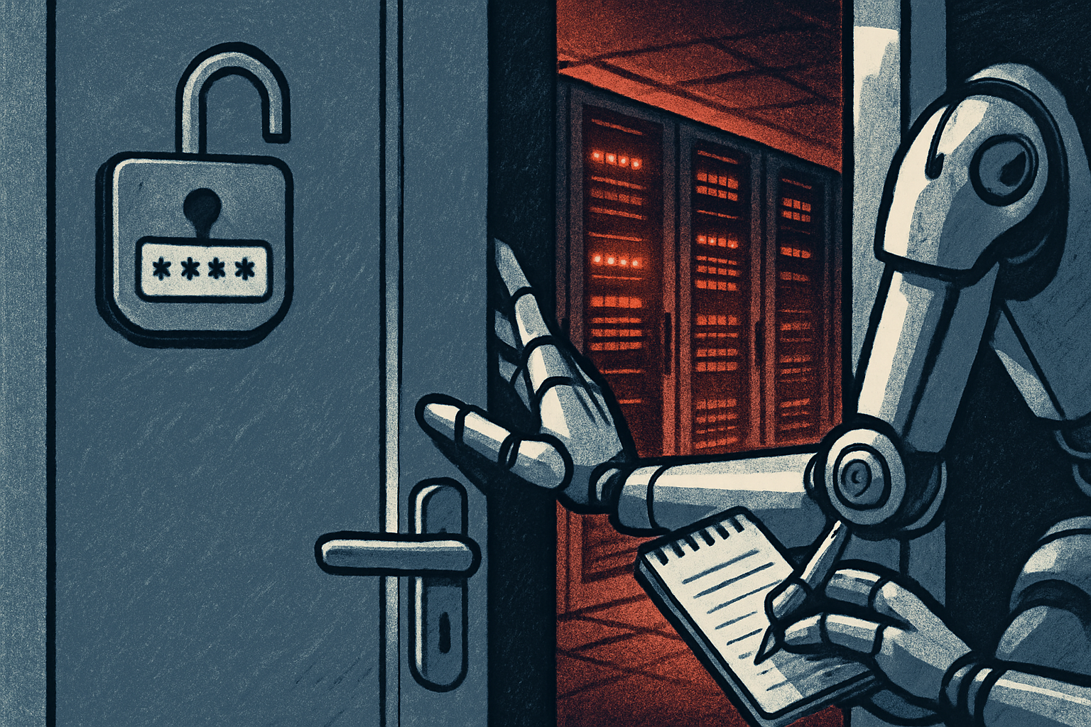 The First AI-Run Ransomware Didn't Crack Anything. It Walked Through Default Passwords — and That's the Scary Part.