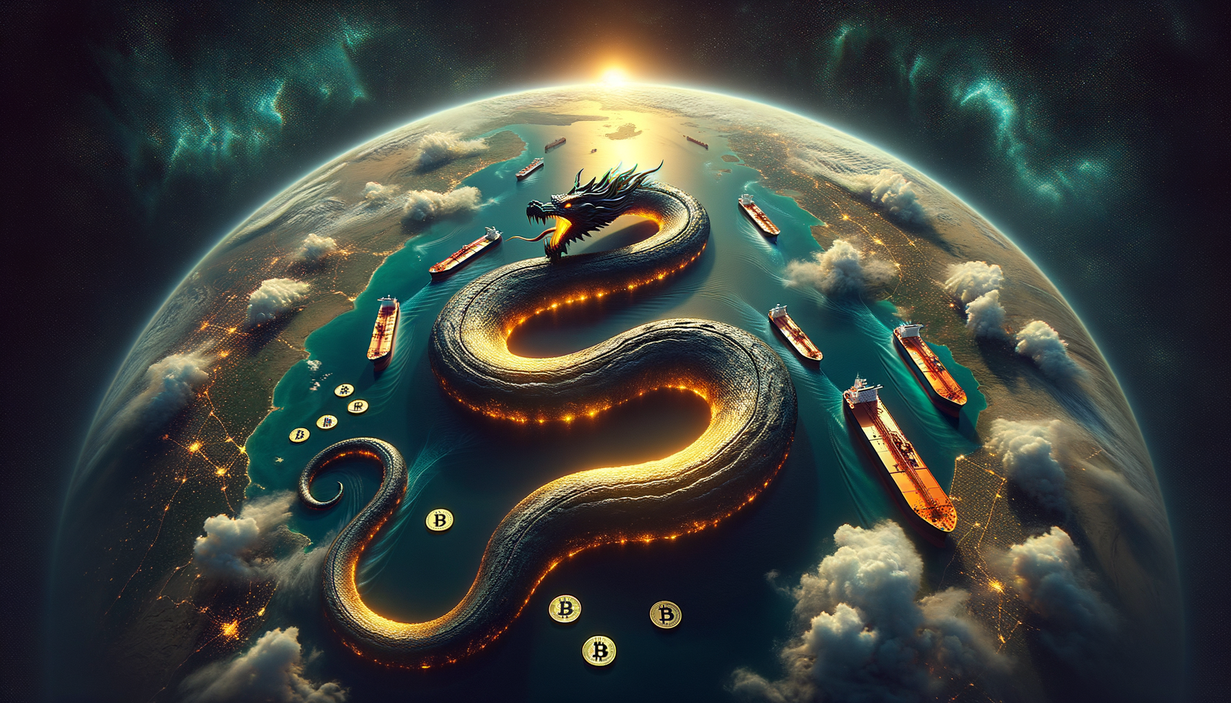 The Bitcoin Ouroboros: From Epstein's Emails to Iran's Toll Booth at the Strait of Hormuz