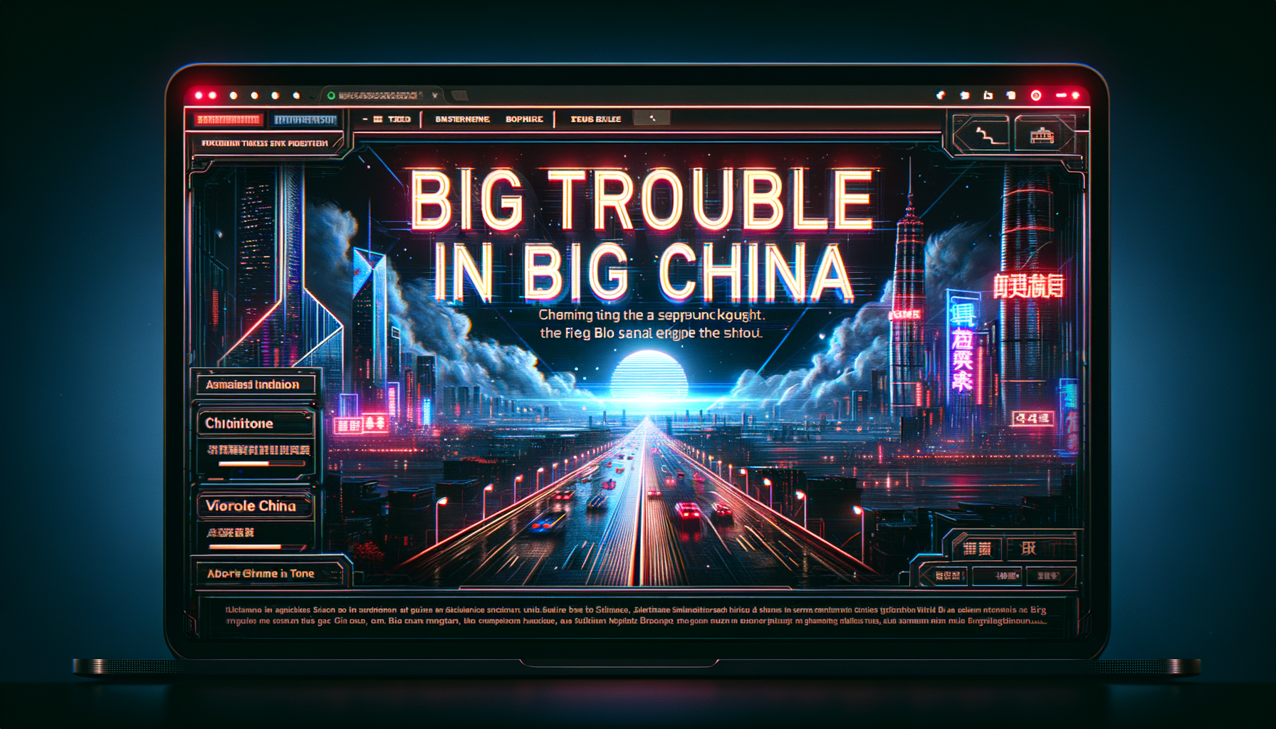Big Trouble in Big China