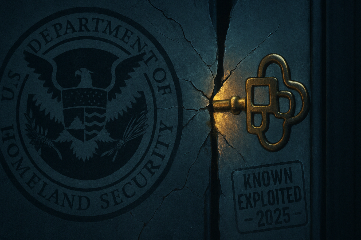 China Is Inside DHS's Own Threat-Sharing Network. The Bug They Used Has Been on CISA's Known-Exploited List Since 2025.