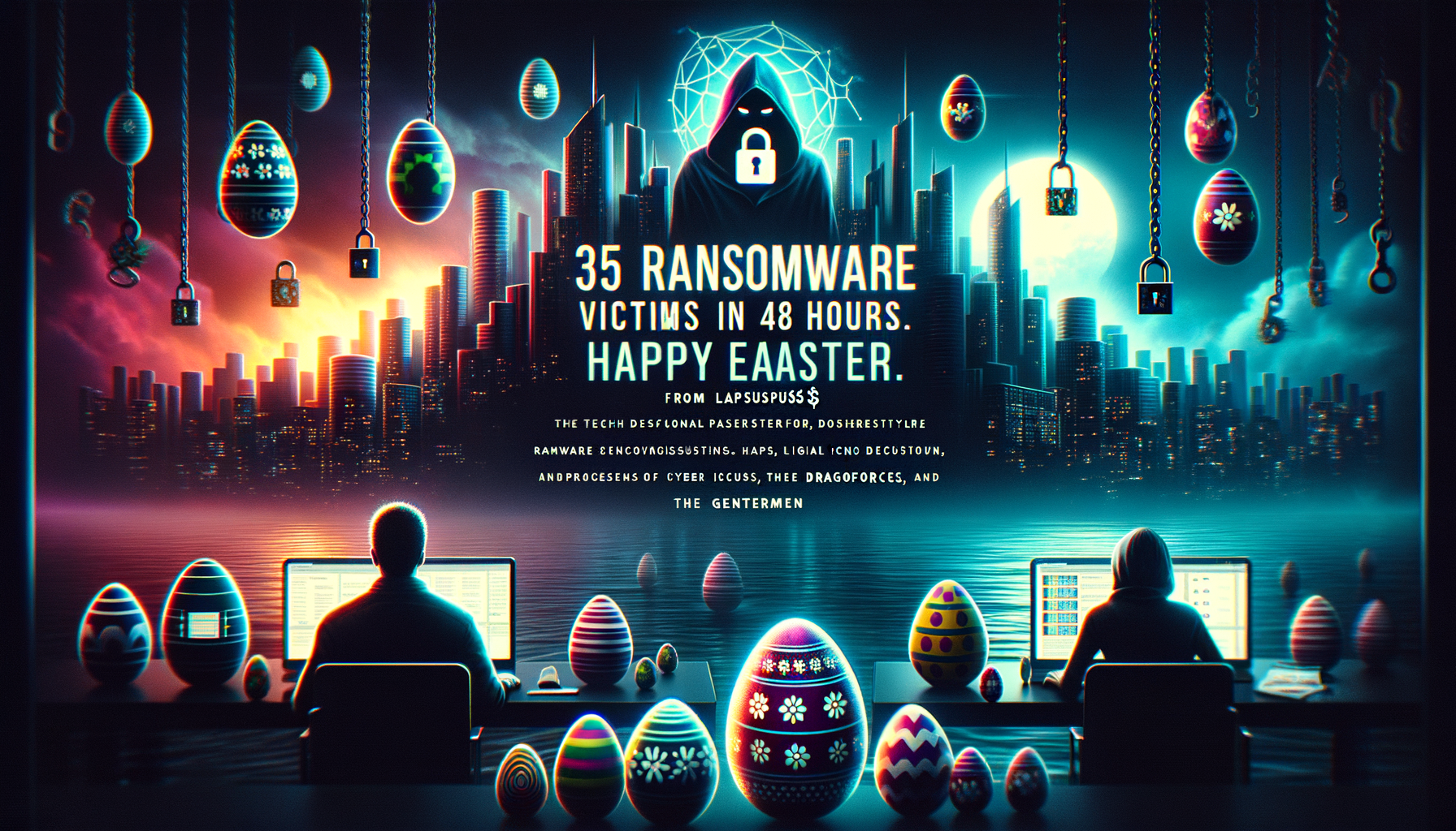 35 Ransomware Victims in 48 Hours. Happy Easter From Lapsus$, DragonForce, and TheGentlemen.