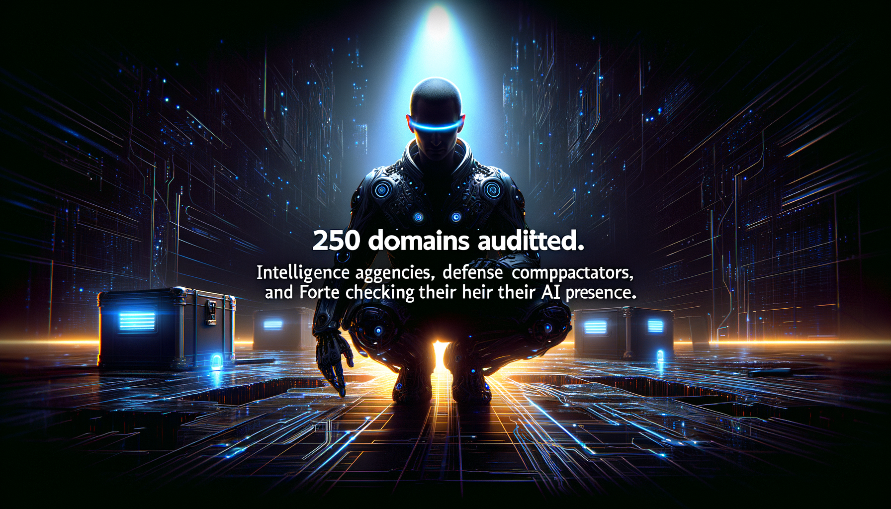 250 Domains Audited. Intelligence Agencies, Defense Contractors, and Fortune 500s Are Checking Their AI Presence.
