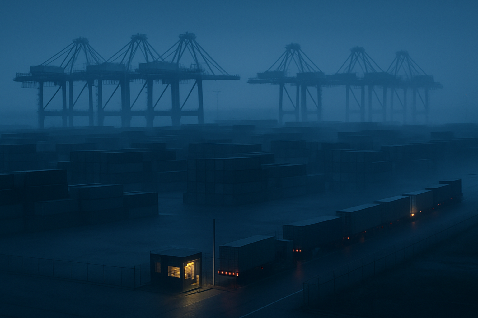 North Carolina's Ports Kept Moving Cargo by Hand for a Week. Nobody Has Claimed the Attack — and That Is the Part Worth Measuring.