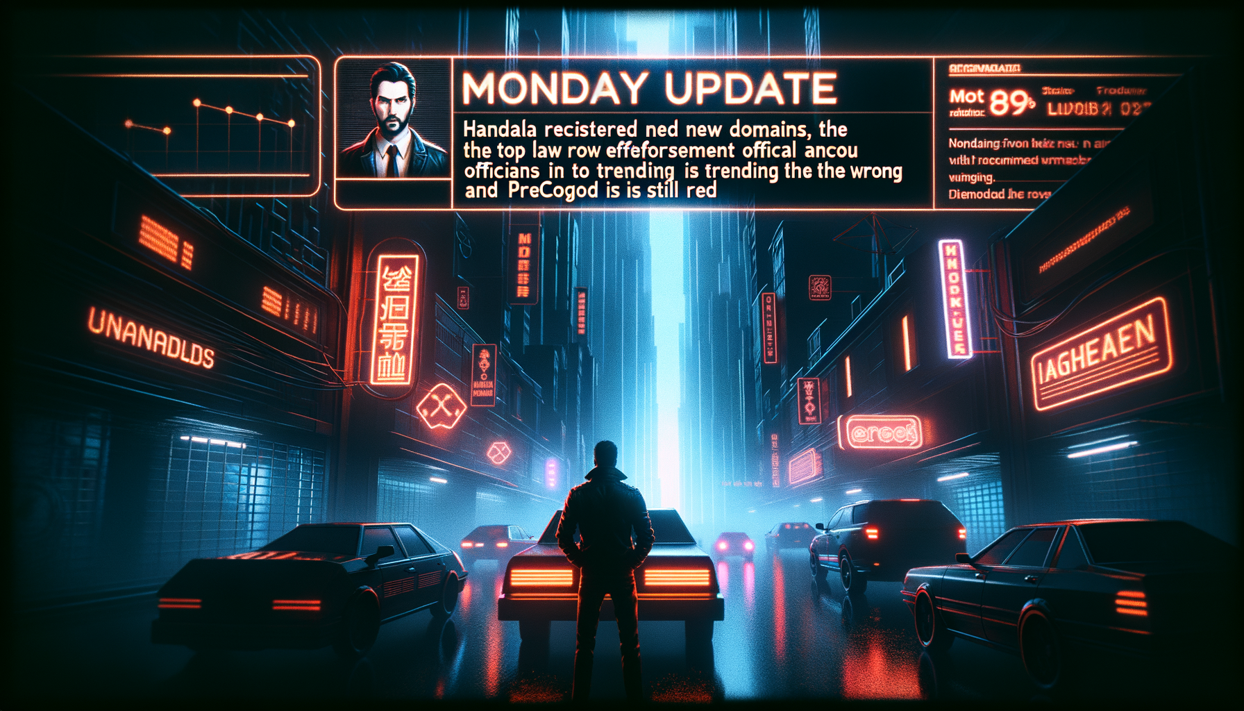 Monday Update: Handala Registered New Domains, the FBI Director Is Trending for the Wrong Reasons, and PreCog Is Still Red