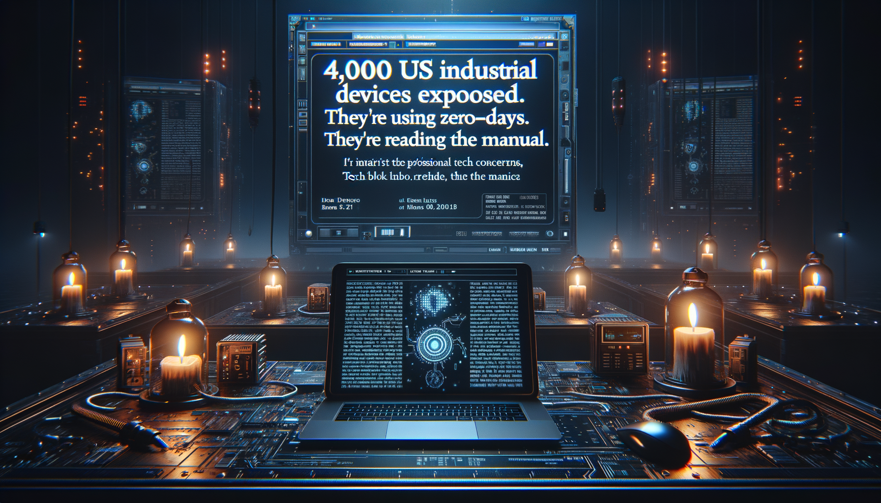 4,000 US Industrial Devices Exposed to Iran. They're Not Using Zero-Days. They're Reading the Manual.