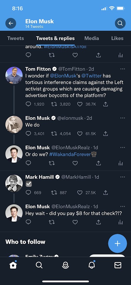 Reply to real Elon