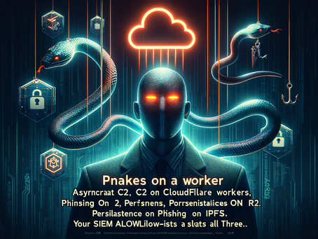 Pattern 49 — Snakes on a Worker: AsyncRAT C2 on Cloudflare Workers, Phishing on R2, Persistence on IPFS. Your SIEM Allowlists All Three.