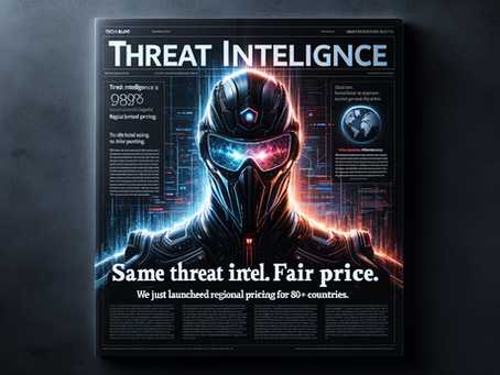 Same Threat Intel. Fair Price. We Just Launched Regional Pricing for 80+ Countries.