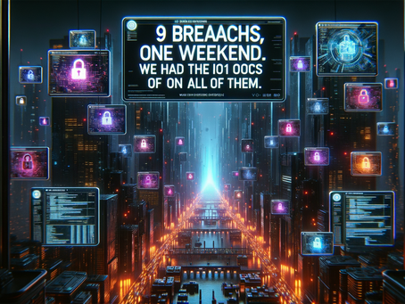9 Breaches, One Weekend. We Had the IOCs for All of Them.