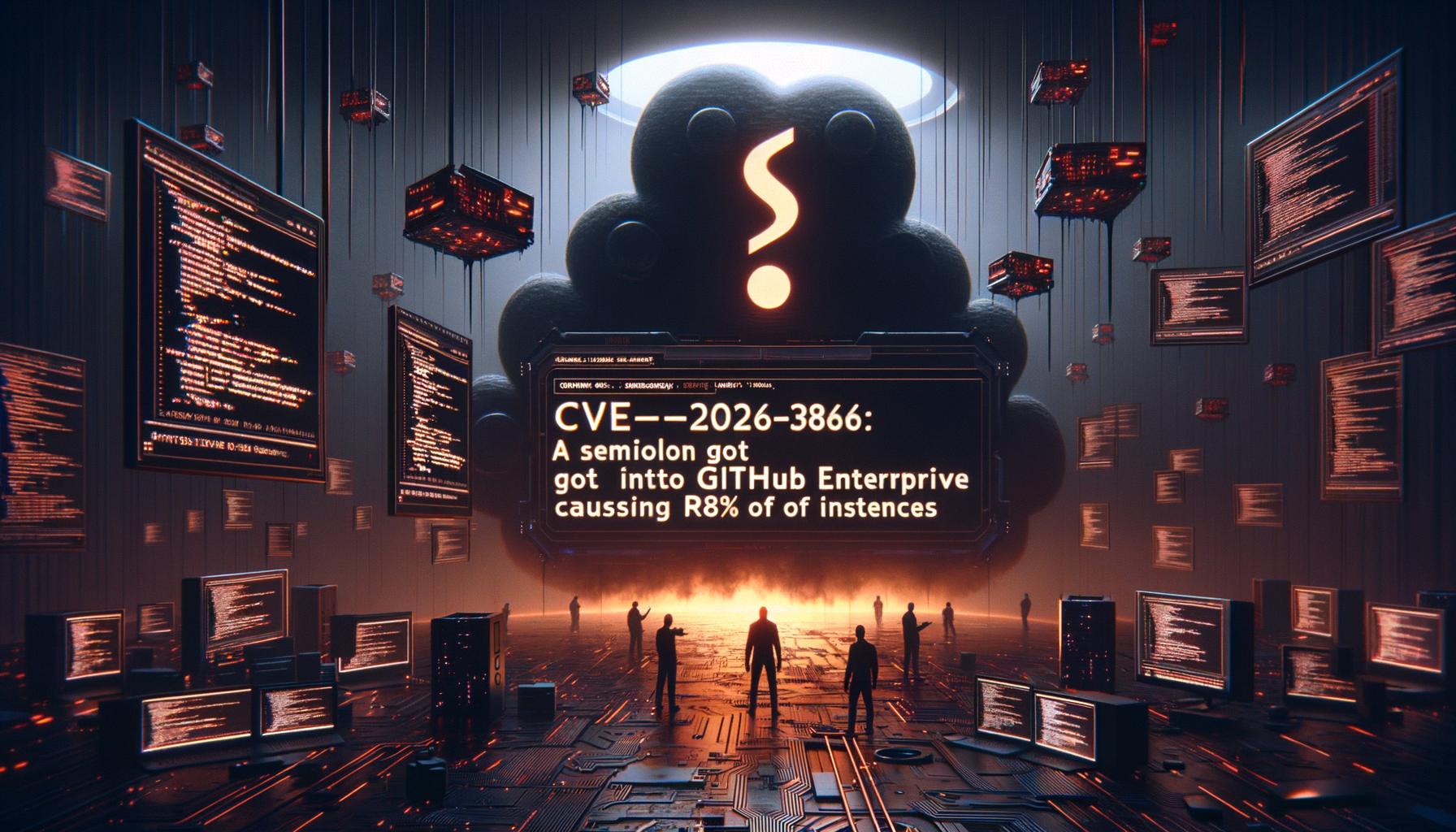 CVE-2026-3854: A Semicolon Got Into GitHub Enterprise. RCE on 88% of Instances.