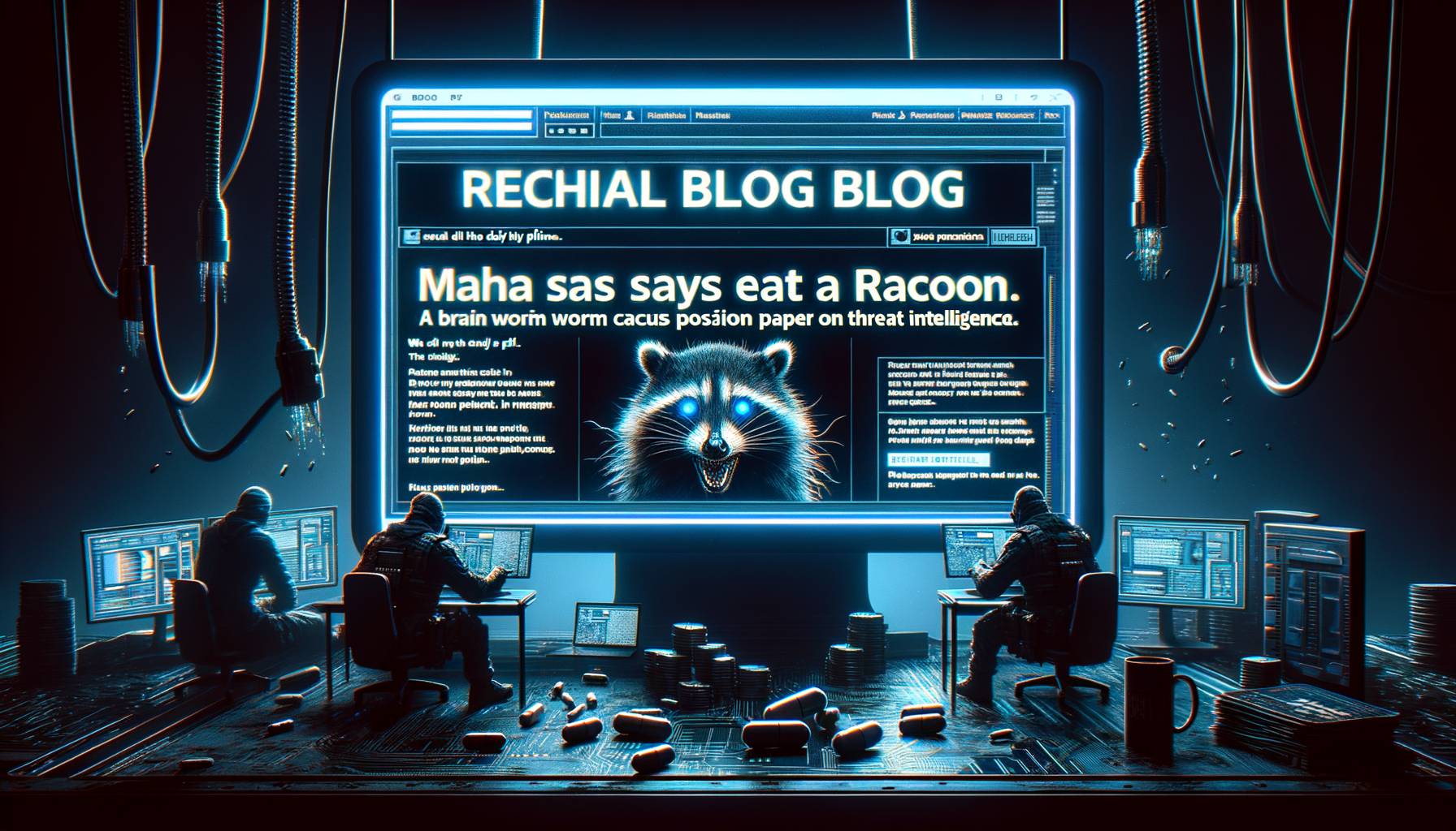 MAHA Says Eat a Raccoon. We Sell the Daily Pill. A Brain Worm Caucus Position Paper on Threat Intelligence.