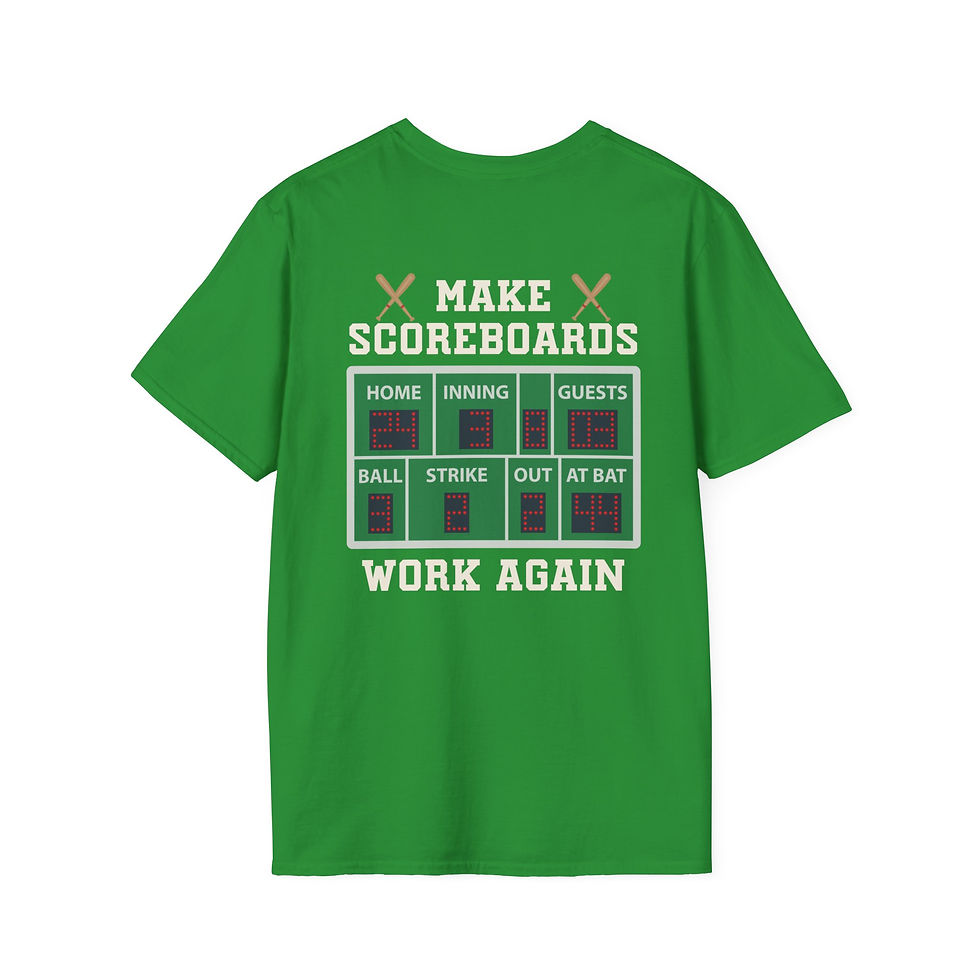 Thumbnail: Adult Make Scoreboards Work Again T-Shirt