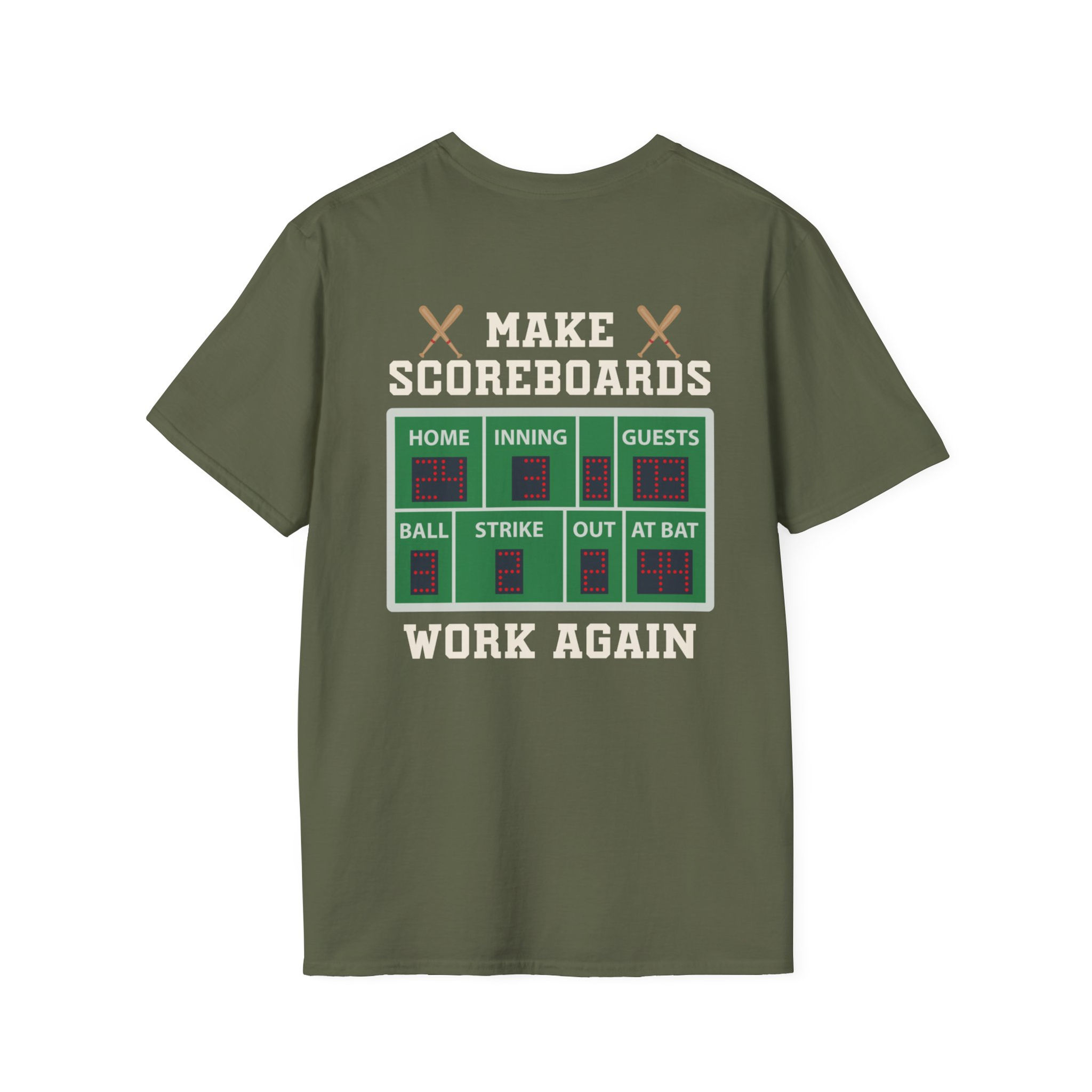 Adult Make Scoreboards Work Again T-Shirt