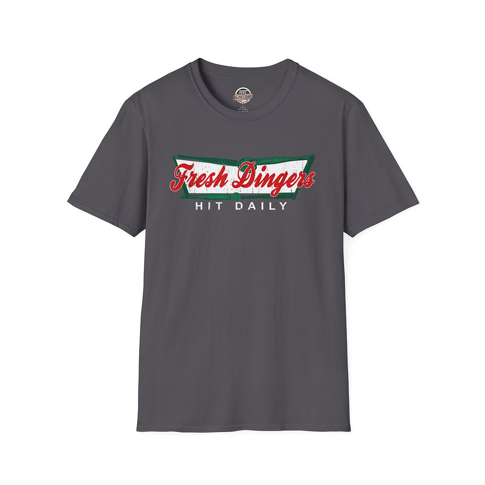 Thumbnail: Fresh Dingers Adult Unisex Softstyle T-Shirt