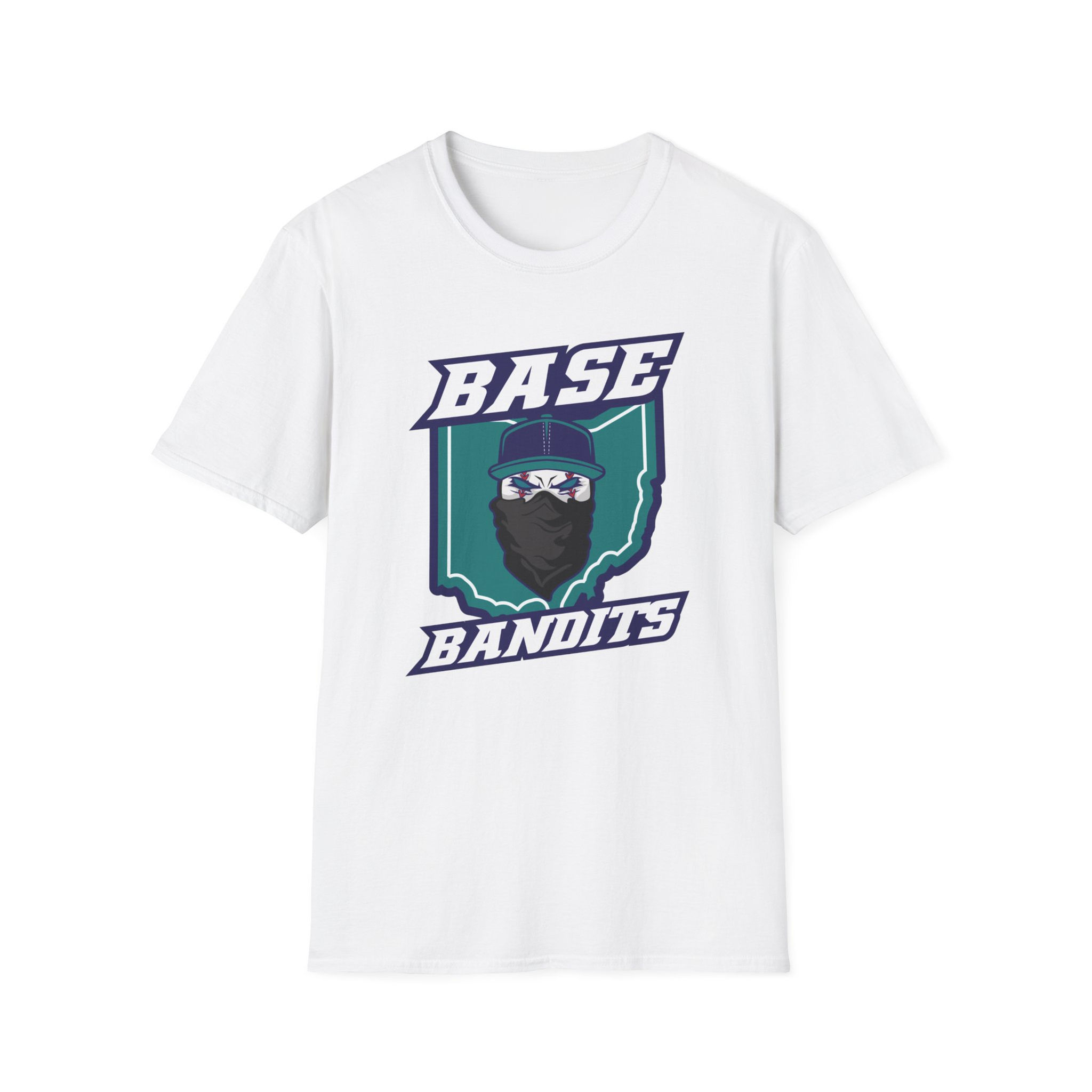 Adult Base Bandits Ohio Fan T-Shirt - Casual Sportswear for Team Spirit