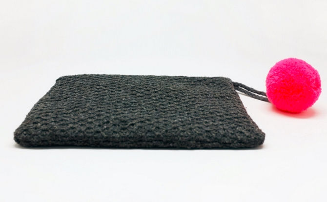 縮圖：Make Over Knit Pompom Pouch_Mini