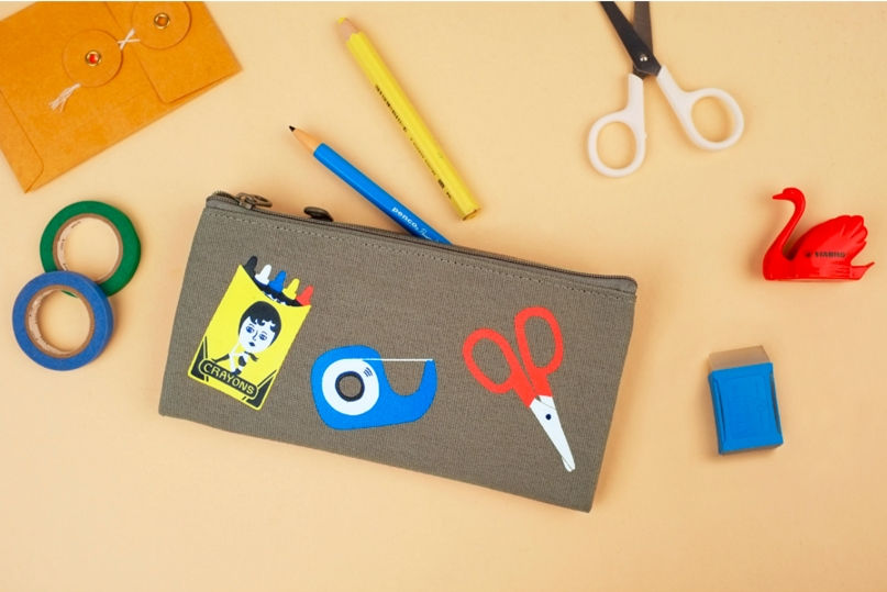 縮圖：Double Zipper Pencil Case - Staionery