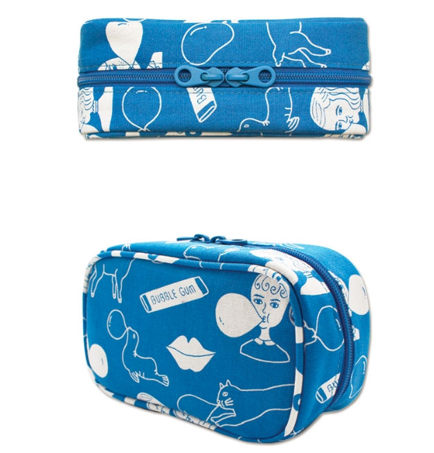 縮圖：Fabric Block Pouch - Bubble Gum