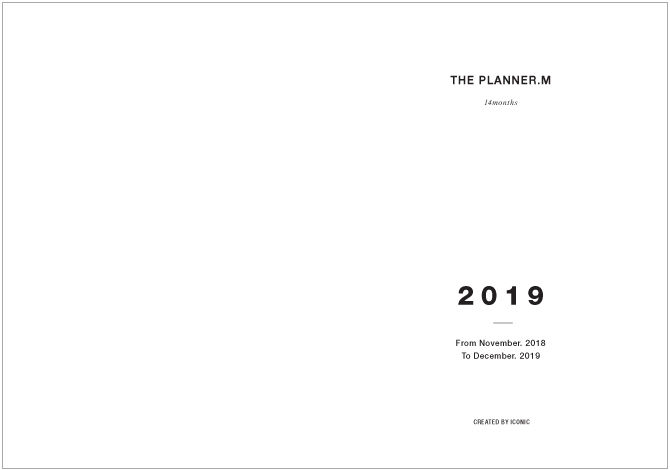 縮圖：Iconic 2019 The Planner M - Weekly Planner