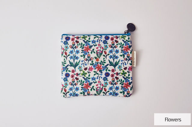 縮圖：Nathalie Lete Flat Pouch S_Flowers
