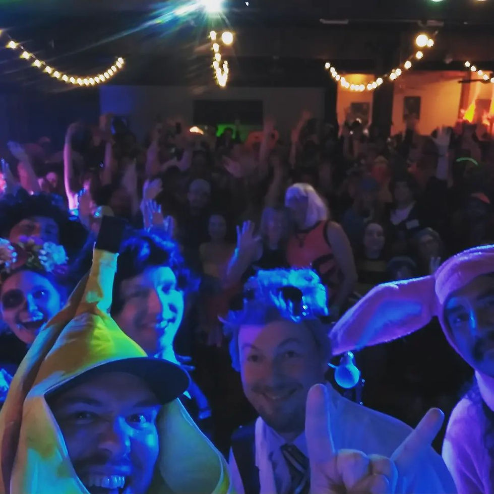 Halloween Costume Party with Chicken $#!t Gamblers and Tuesday String Band