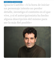 Entrevista Ignacio Castillo. Teleaudiencias