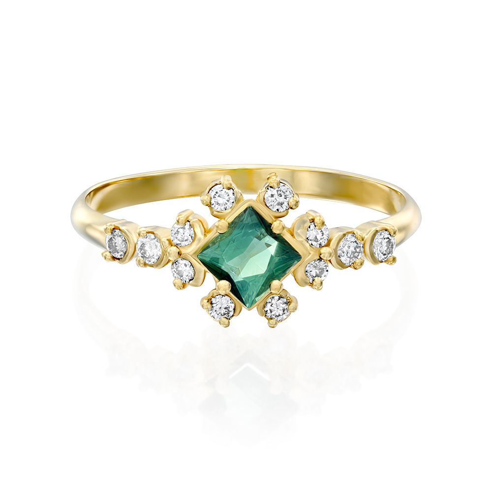 CAMILLA - Turquoise Tourmaline Ring