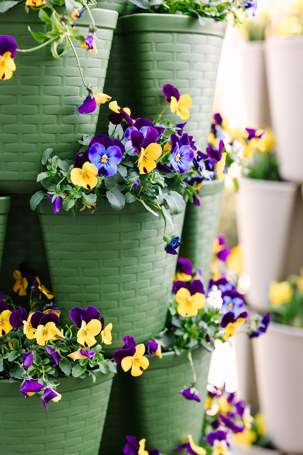 Thumbnail: GreenStalk 5 Tier Basket Weave Planter