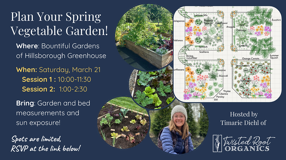 Vegetable Garden Mapping Workshop - Morning Session